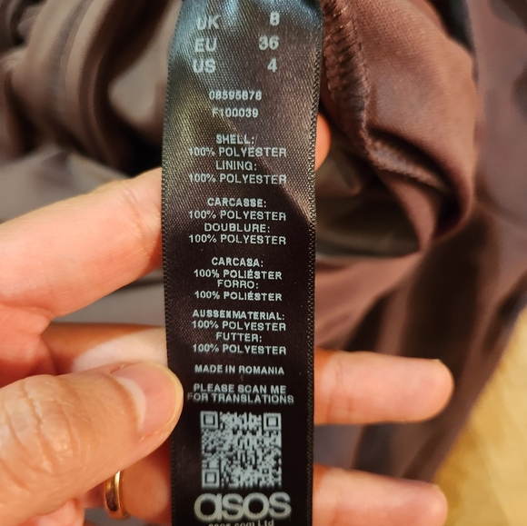 ASOS design - purple mauve maxi dress - size 4 US - Picture 5 of 5